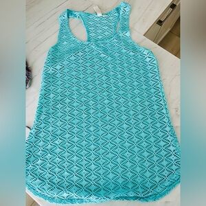 Miken Aqua Crochet Swim Cover-Up